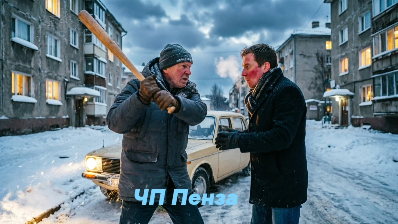 В Пензе таксист проломил голову клиента битой.