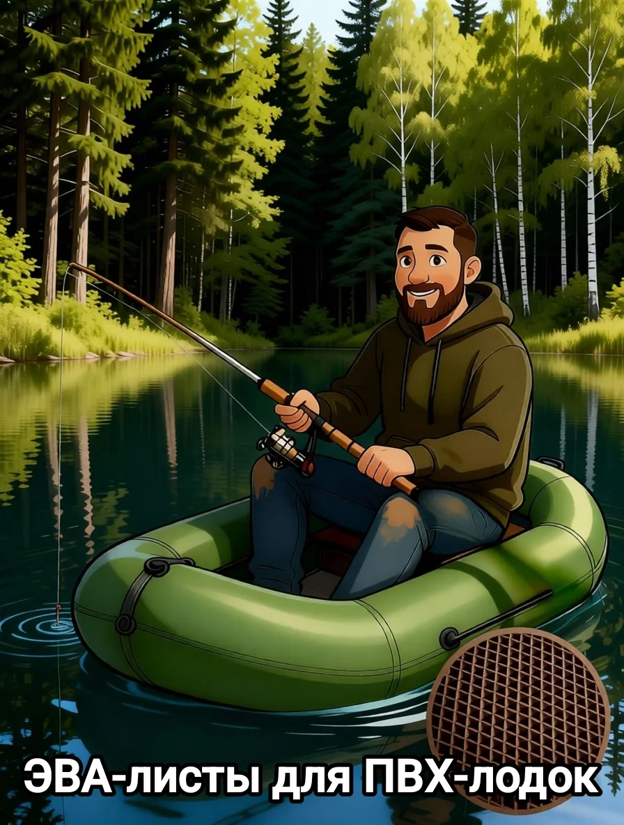 🛥️ ЭВА‑листы для ПВХ‑лодок в наличии!

Идеально подойдут для защиты дна: просто вырежьте по форме н