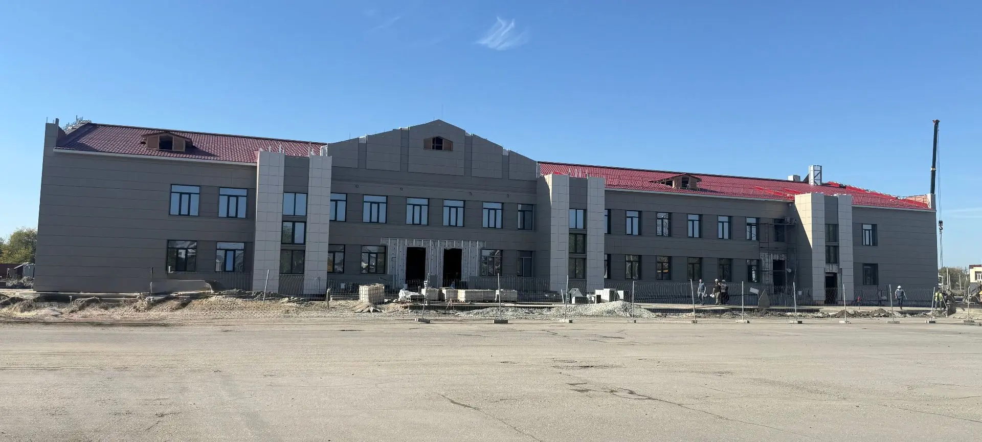 🏗В Чулыме строится крупный досуговый центр - под одной крышей будут объединены клуб и ...