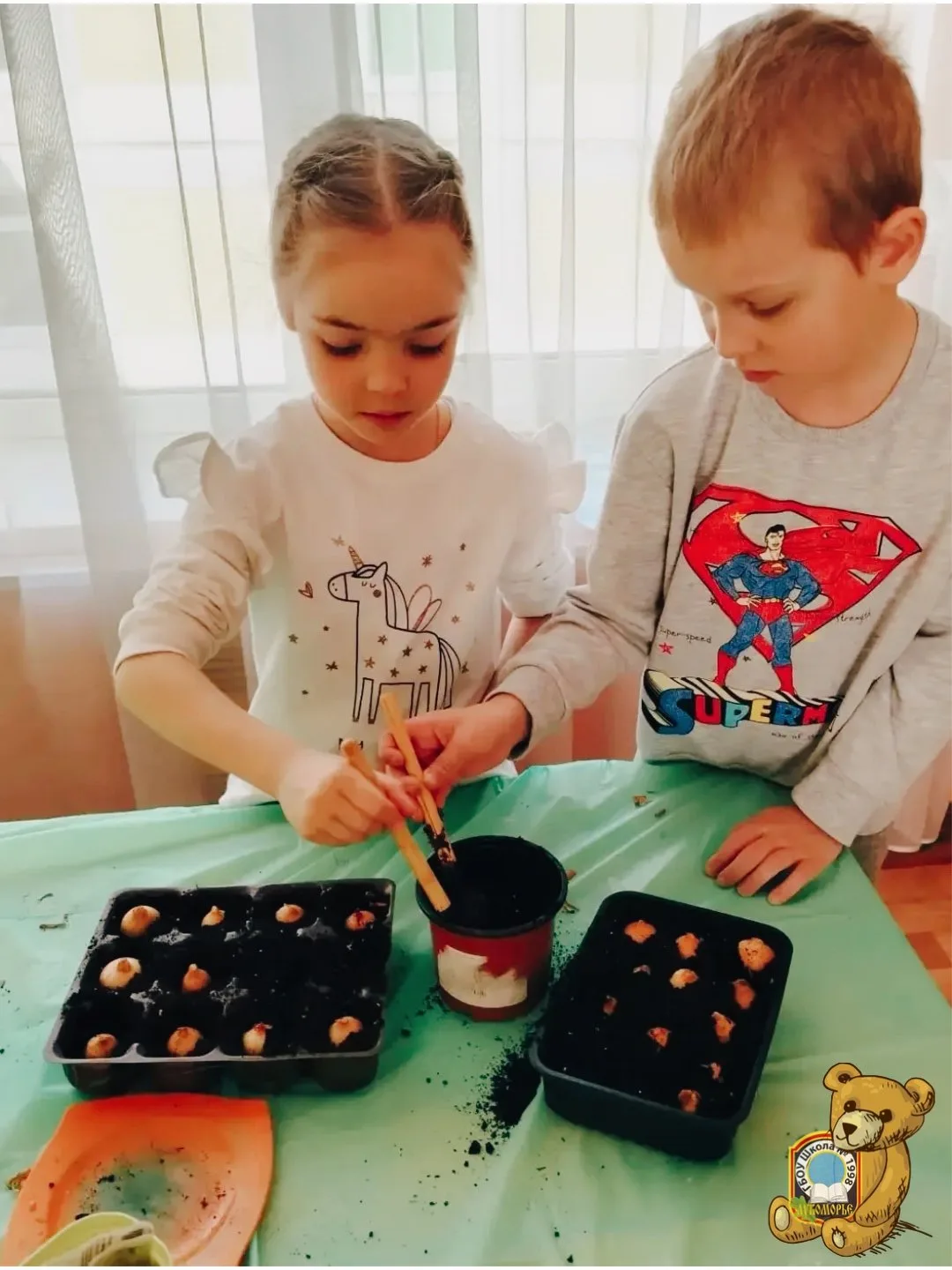 🌿 #ДайджестДошколят | Огород на подоконнике  С приходом весны в группе «Радуга» появился свой малень