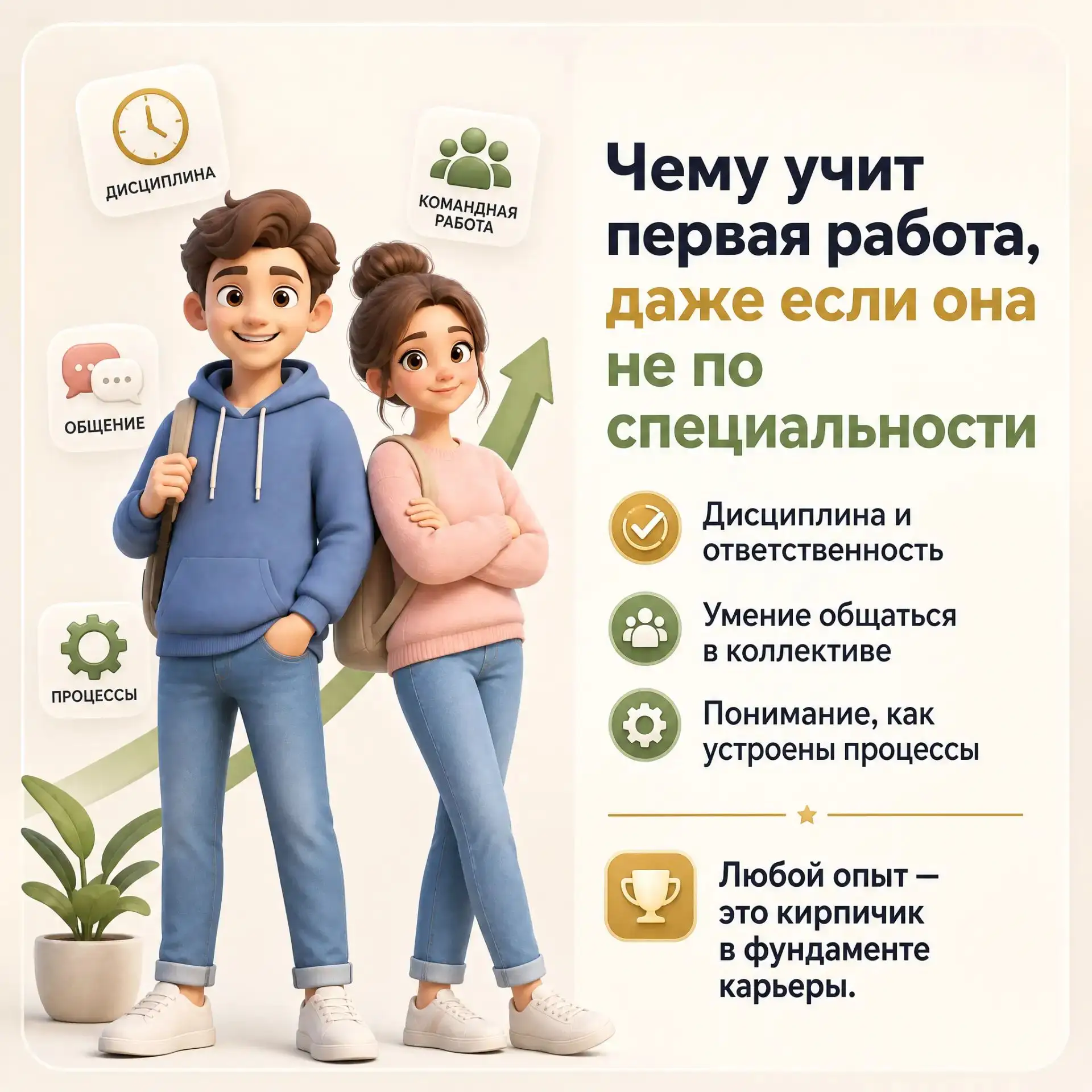 Первая работа — это всегда волнительно. С годами понимаешь: ошибки на старте неизбежны, а правильное