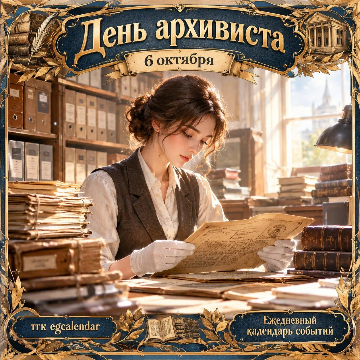 6 октября в Беларуси отмечают День архивиста — профессиональный праздник тех, кто храни...