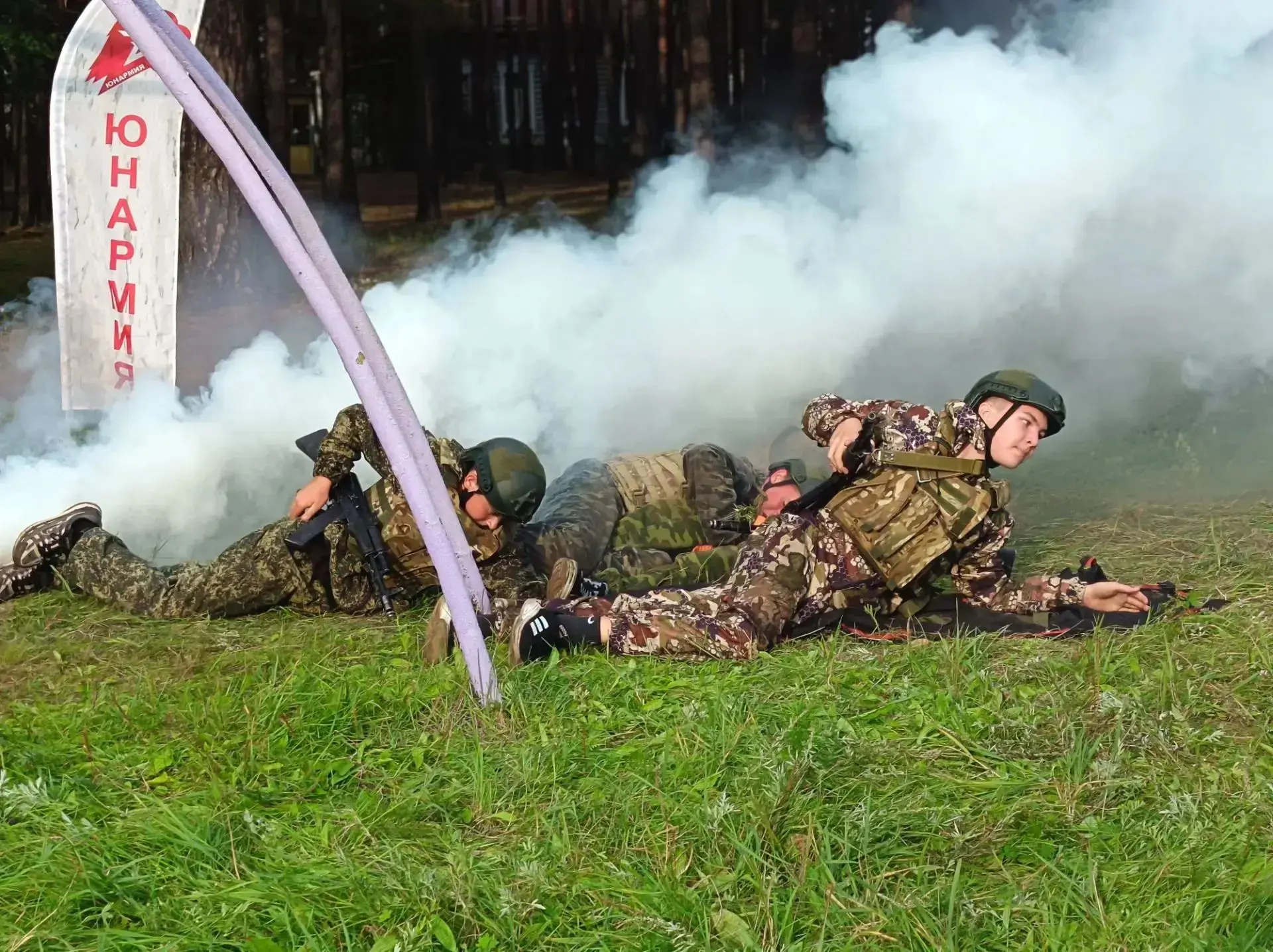 🏆 Завершились Всероссийские военно-спортивные игры  «Юнармейская застава» в Сосновом б...
