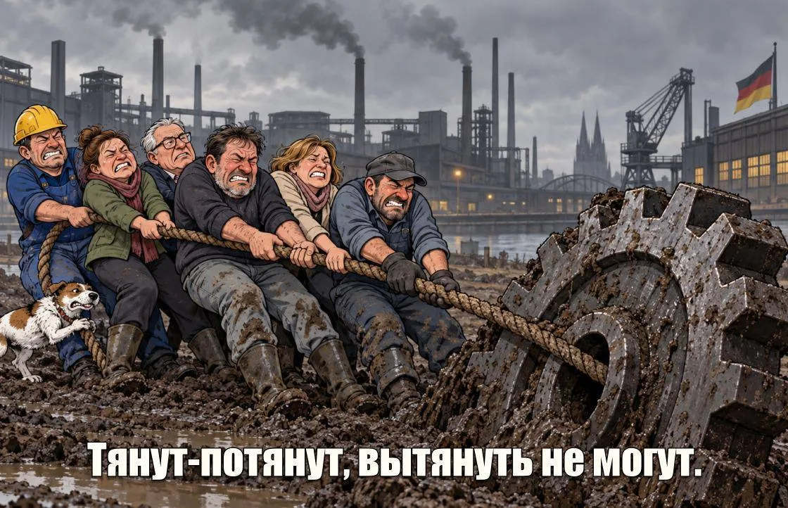 Немецкое машиностроение снова в минусе