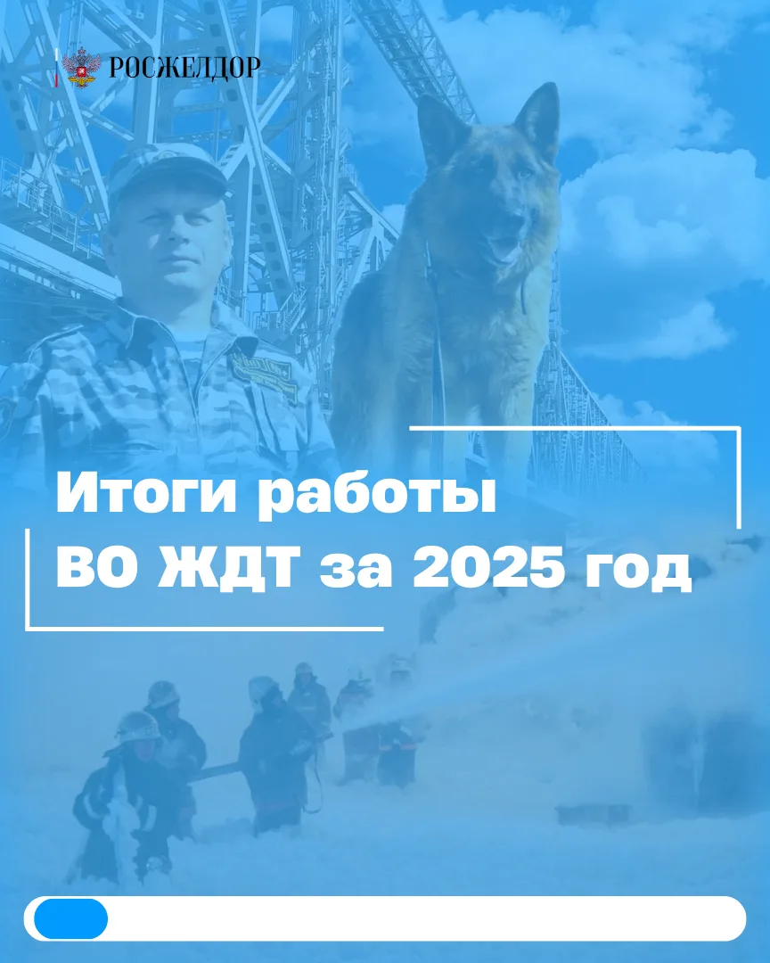 🔔Итоги работы Ведомственной охраны на железнодорожном транспорте за 2025 год  🔹В 2025 году оказание 