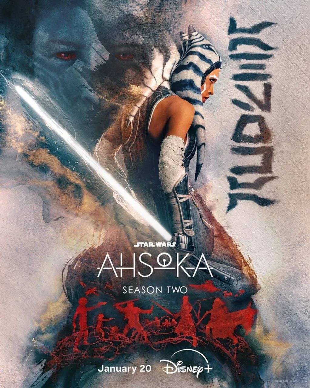 Новый постер 2-го сезона сериала «Асока» с Розарио Доусон!