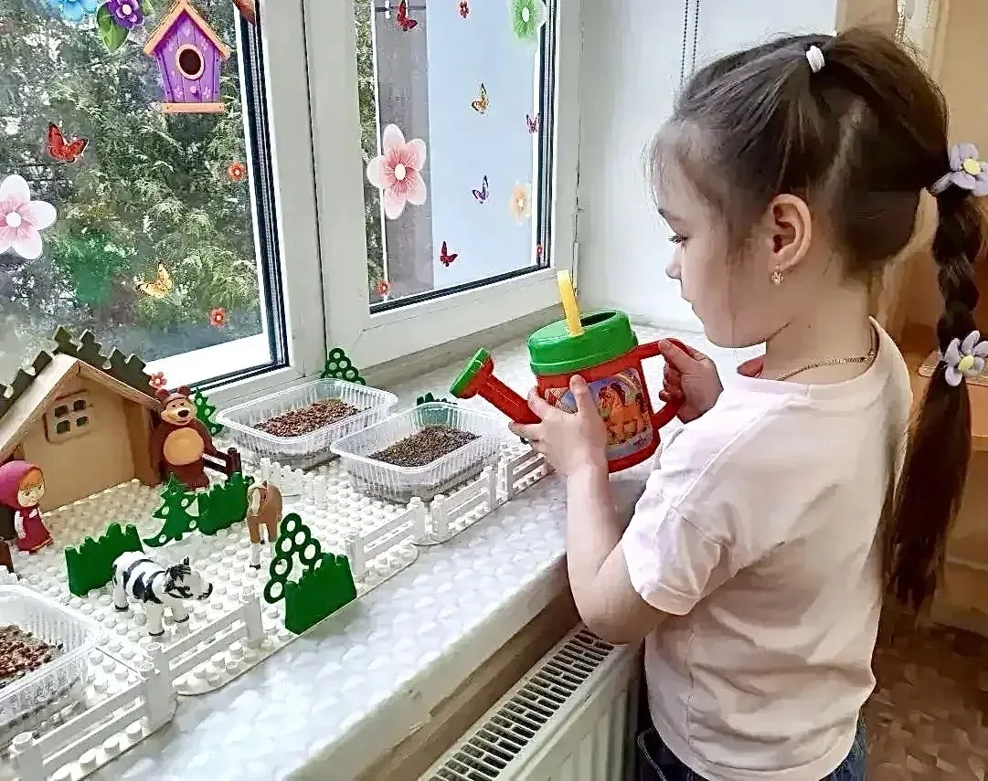 ЧУДО-ОГОРОД 🌱  Кажется, только вчера мы играли в снежки ❄️, а сегодня солнышко🌞 уже вовсю заглядывае