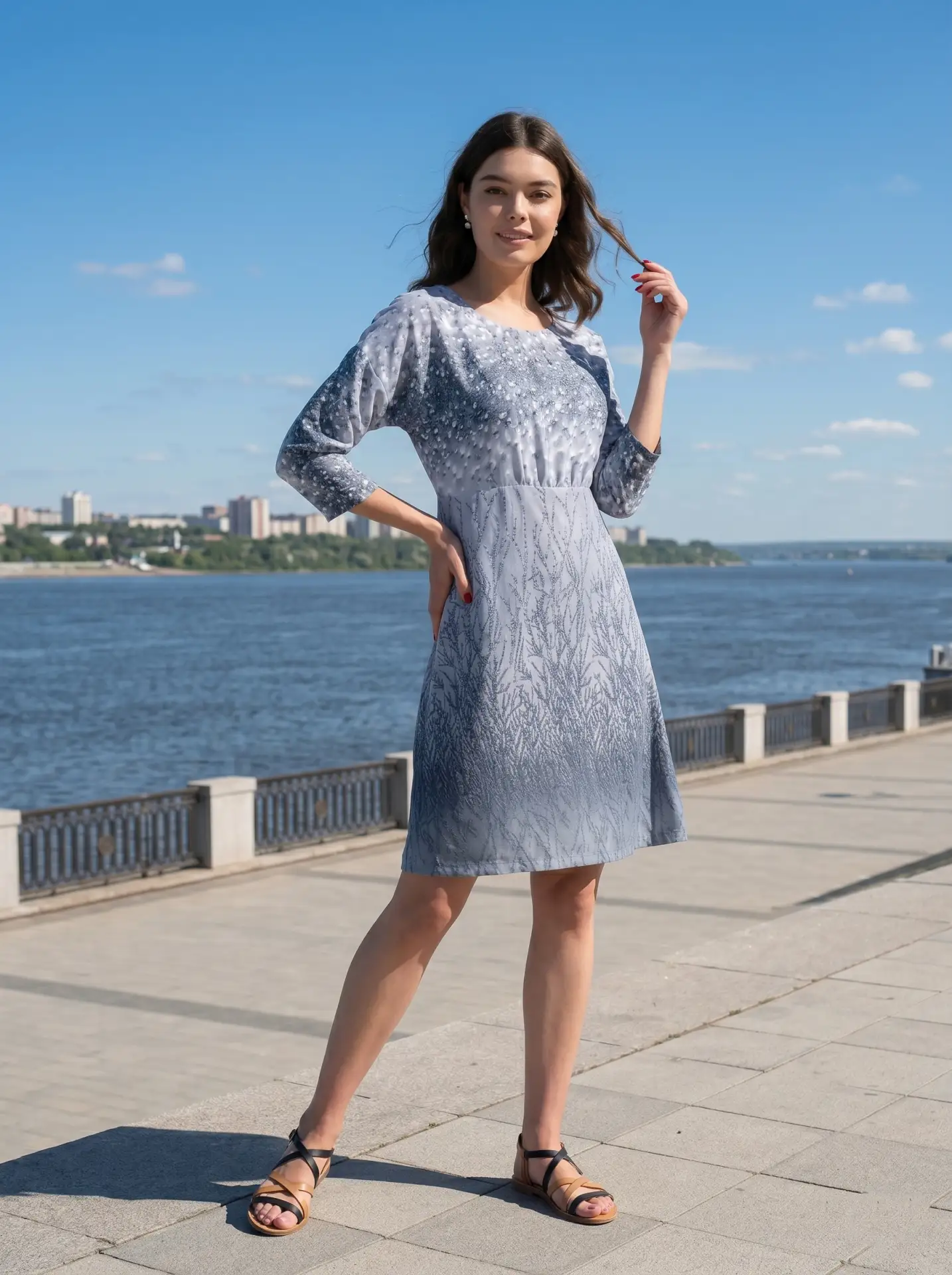 ⭕ #ОСТАТКИ_СЛАДКИ - ПЛАТЬЯ р50/ 52!

♨️ Еще одна модель с авторским принтом  из высококачественной д