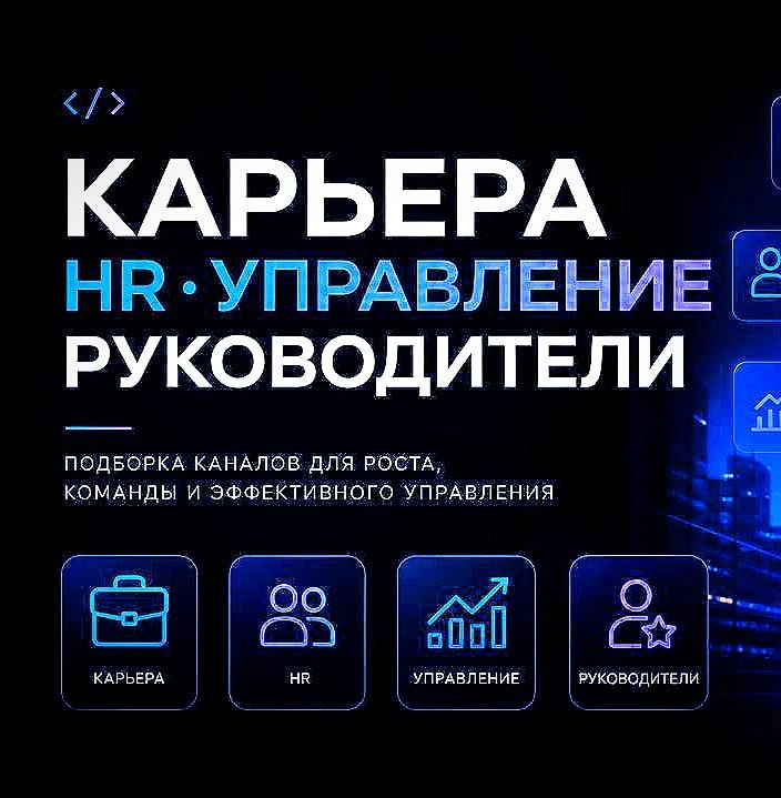 Обновление папки каналов по темам - карьера, HR, управление, руководители и лидерство — чтобы вы не 
