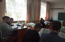 5 мая в школе состоялась встреча обучающихся 9-ого класса с агитационной бригадой Казан...