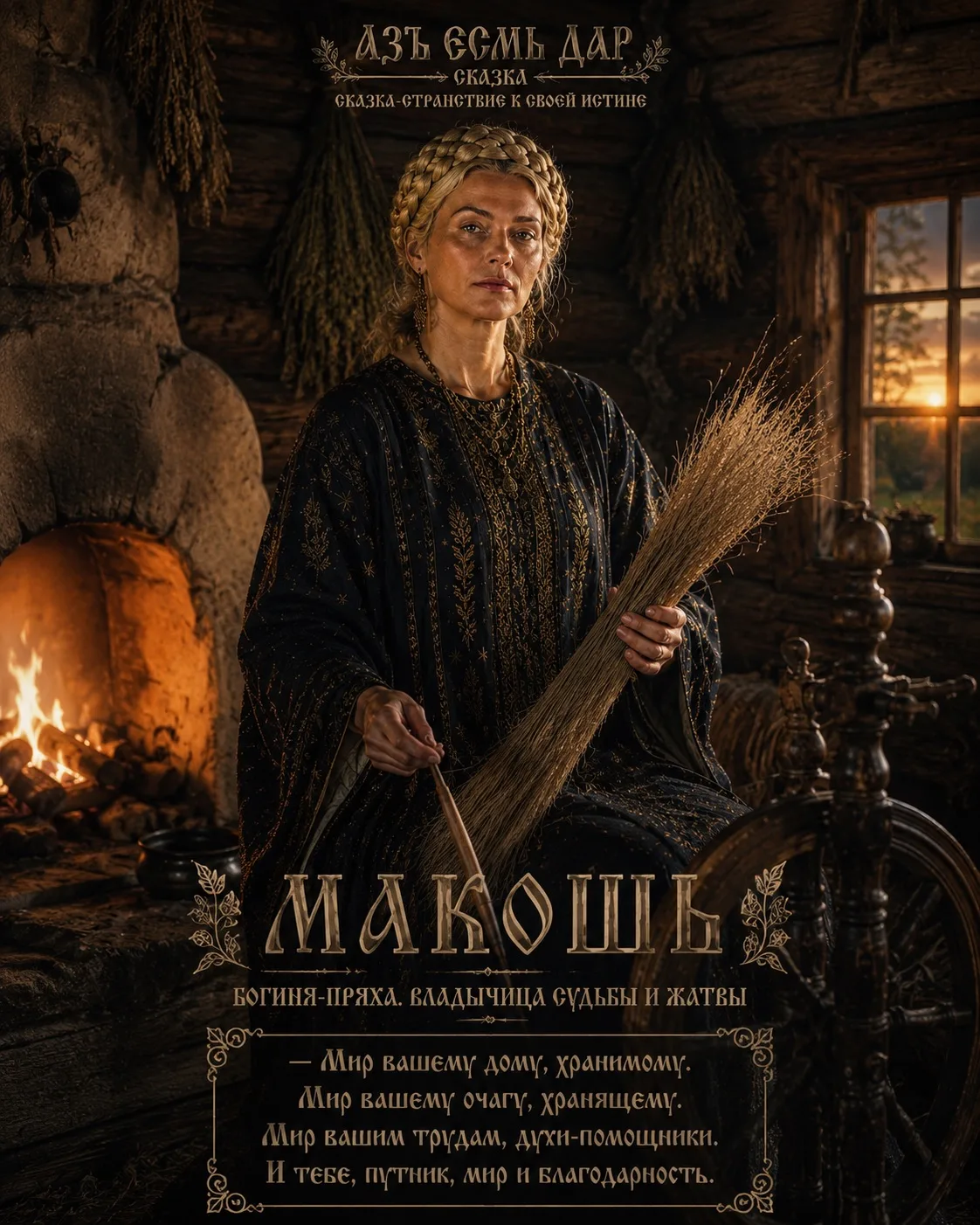 Наш следующий хранитель в сказке 💫

Макошь (Мокошь) — богиня судьбы, плодородия и женской силы. Зан