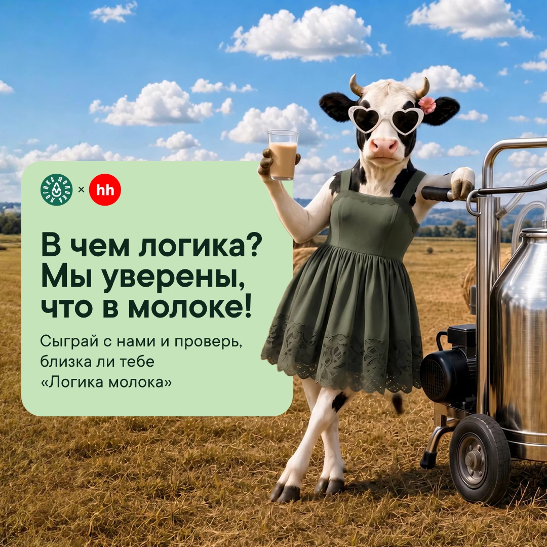 Есть минутка? У «Логики молока» для тебя загадка