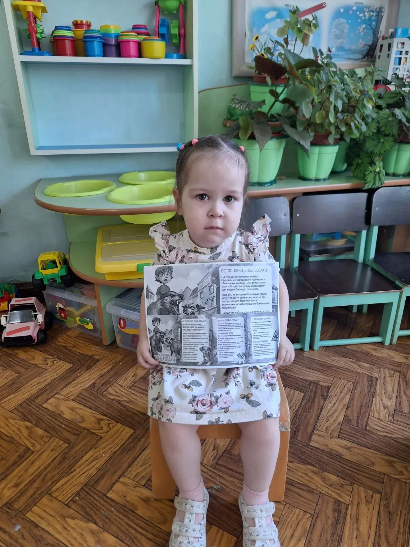 В нашем детском саду проходят мероприятия и акция  "Осторожно, злая собака!", с привлечением внимани