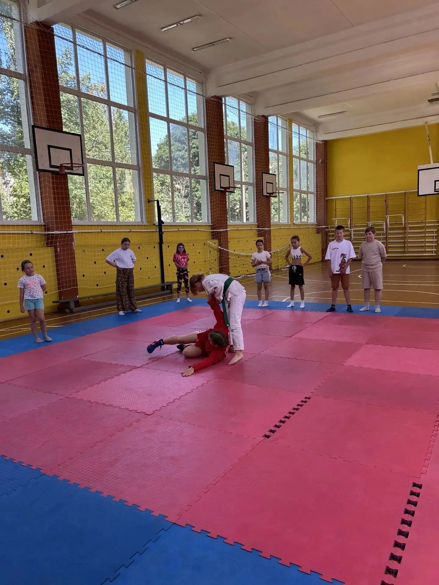 🤼‍♀️ В гостях у ДОЛ «Орлята России» при МБОУ "СОШ 4" во всех отрядах побывали воспитанницы Каширско