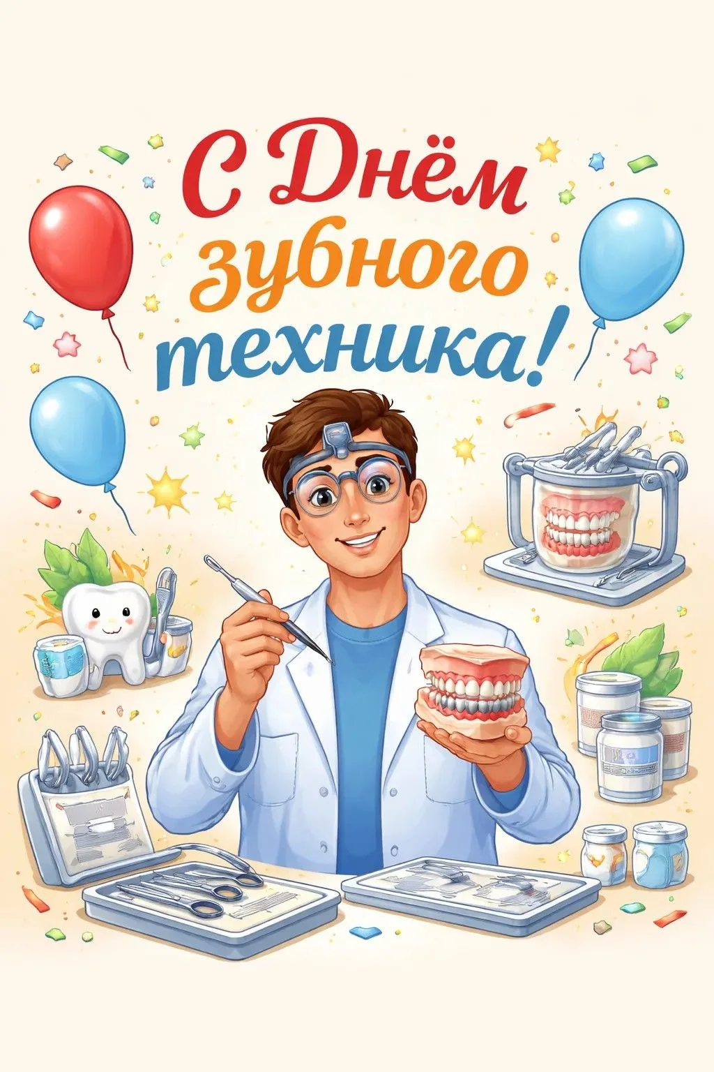 25 июля - День зубного техника!

Сегодня мы чествуем настоящих мастеров, стоящих за каждой прекрасно