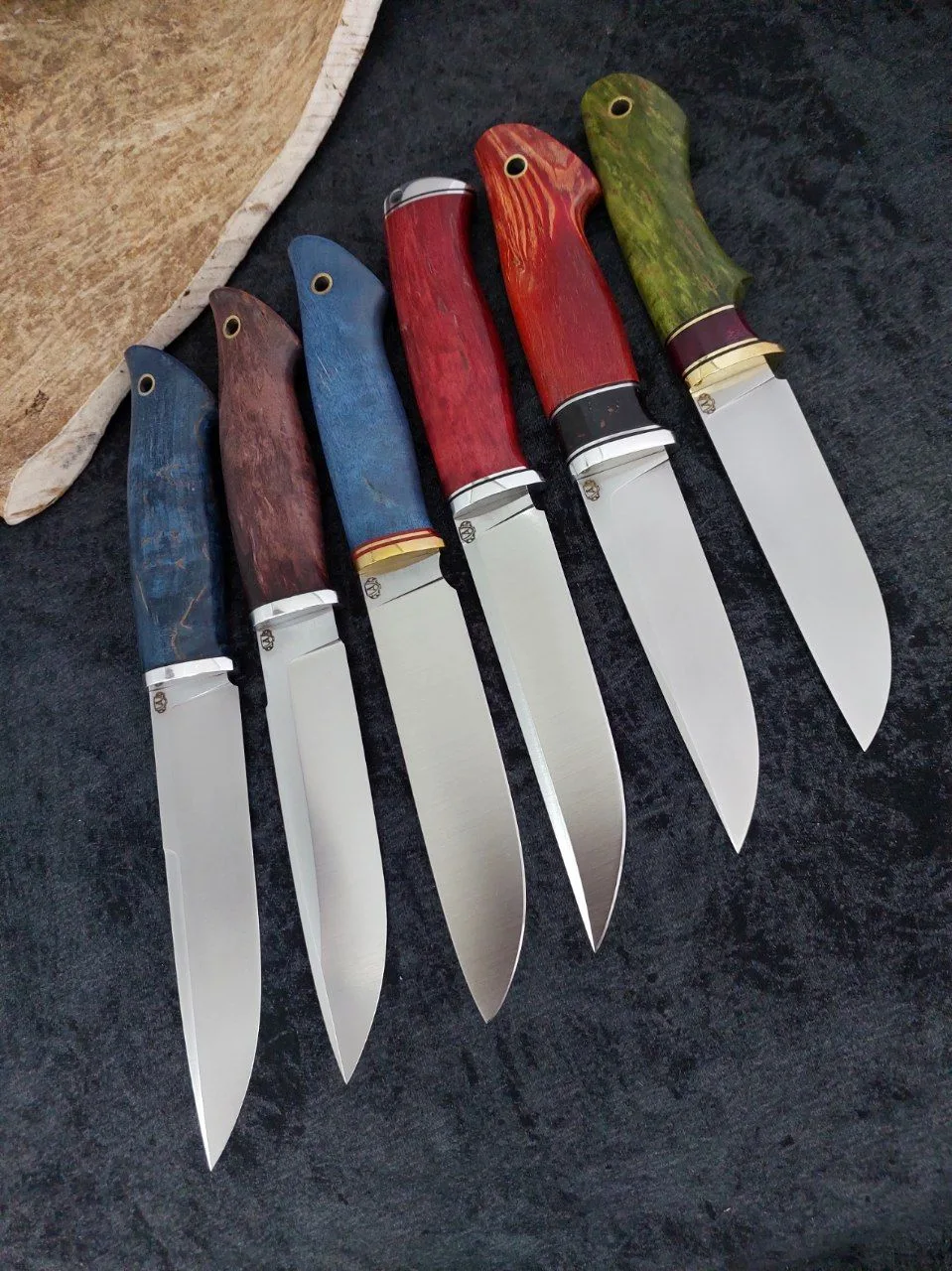 В наличии ножи из стали х12мф крио 
Цена любого 🔪-6.300₽
Ножны в комплекте 

Для оформления заказа 