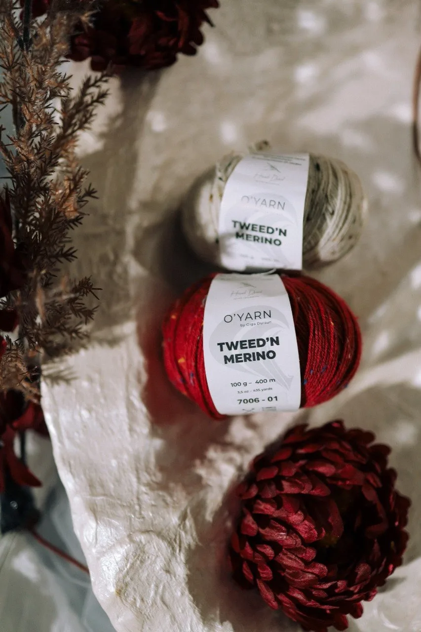 TWEED’N MERINO - твид от O’YARN ❤️