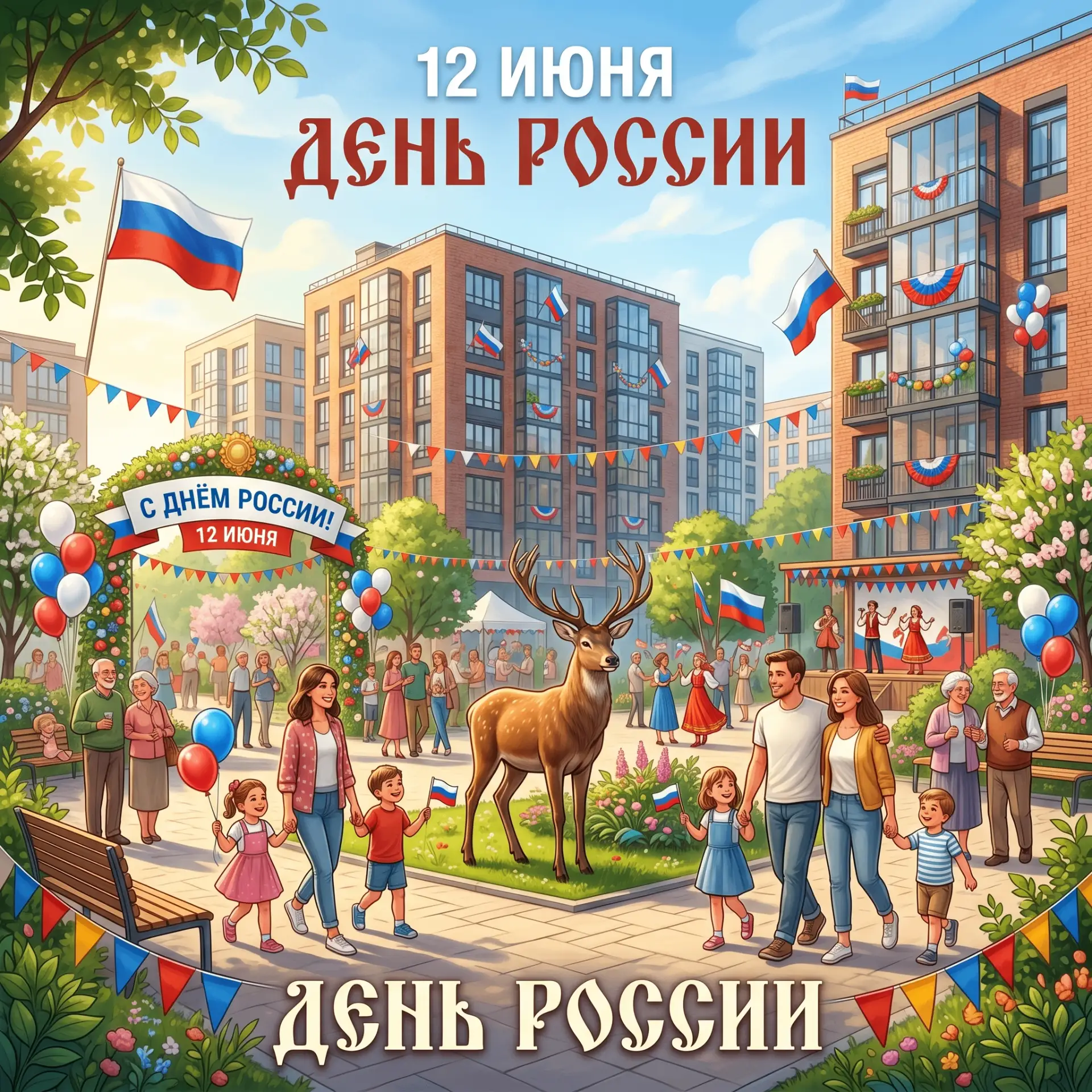 Уважаемые жители поселка!

Примите искренние поздравления с государственным праздником — Днём России