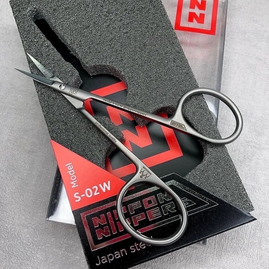 Любимые ножнички Nippon Nippers ✂️ S-02W с изогнутыми ручками