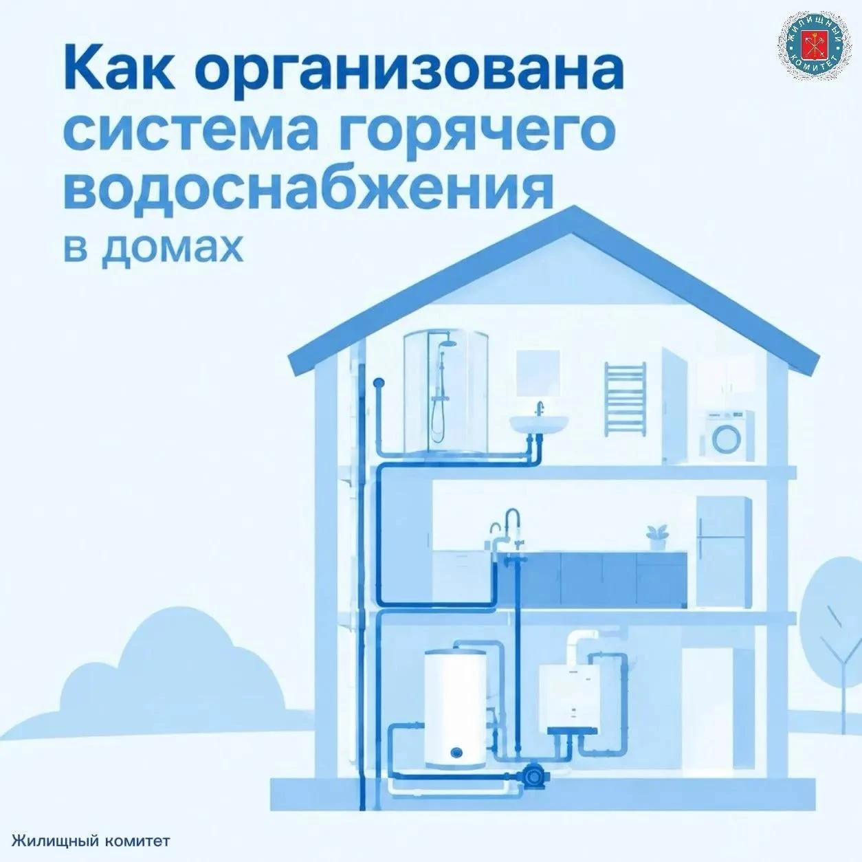 Горячая вода в доме: путь от котельной до квартиры