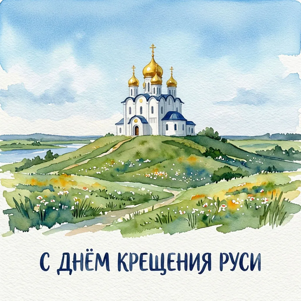 С Днём Крещения Руси! Пусть духовное наследие наших предков сохраняется в веках, а любовь к своей ис