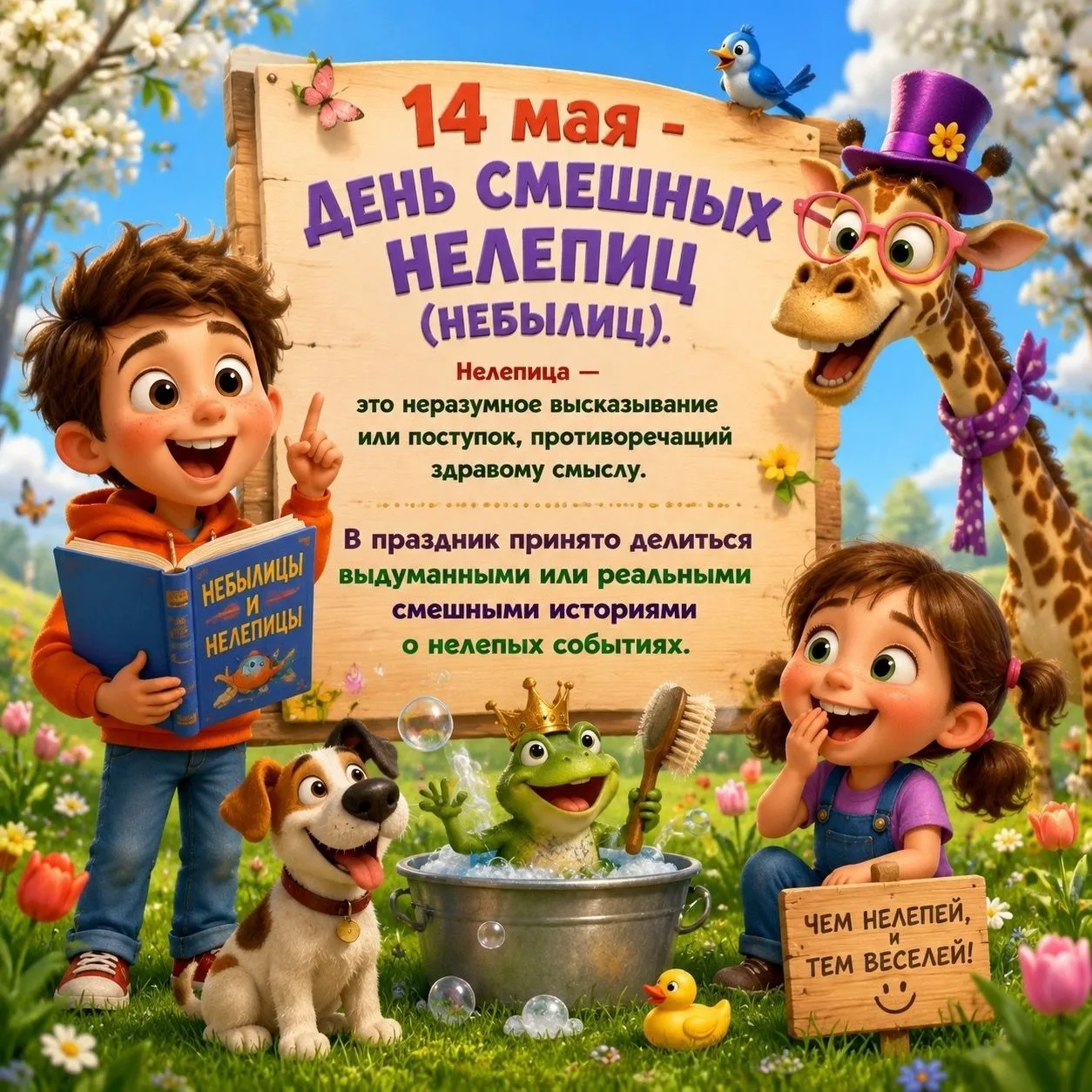 Сегодня ломаем логику и празднуем День нелепиц! Приготовили для вас и ваших детей карто...