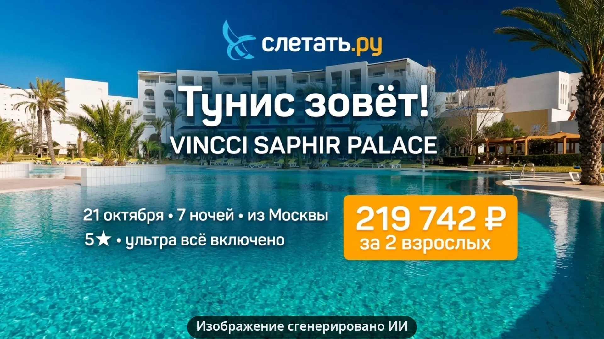 ☀️ Долгожданный отдых в Тунисе зовет! 🌴 Готовы забыть о суете и погрузиться в атмосфер...