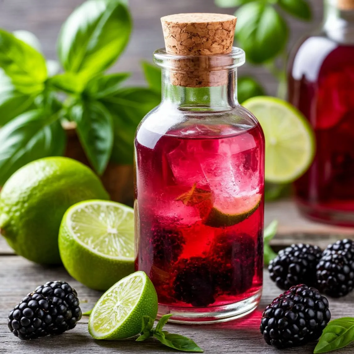 Ароматная настойка «Ежевика, лайм и базилик» 🍇

Летняя, яркая и необычайно освежающая! Эта настойка