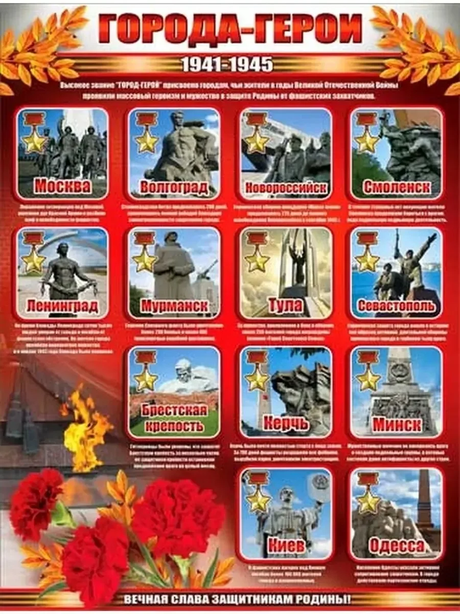 Города-герои — наша гордость