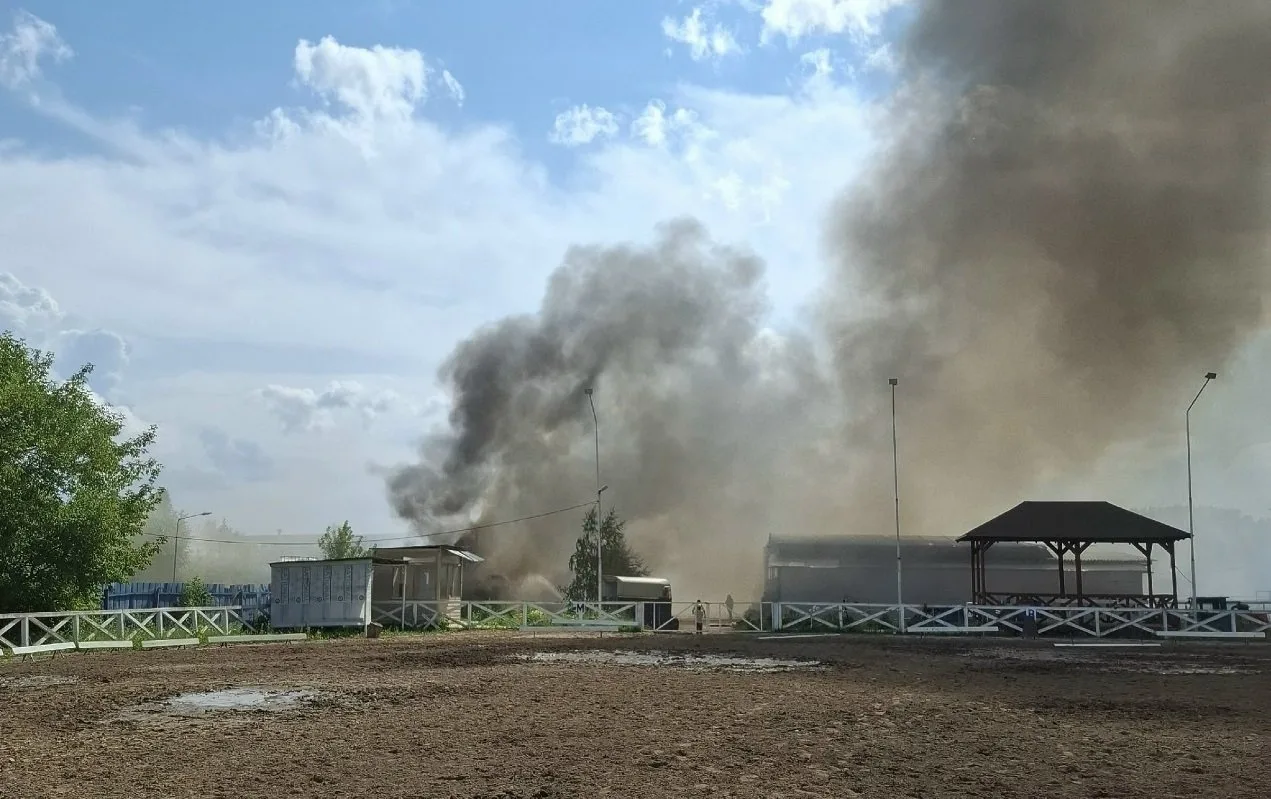 🐴 Сотрудники конно-спортивного клуба поблагодарили всех, кто помог им вчера во время пожара.

Они р