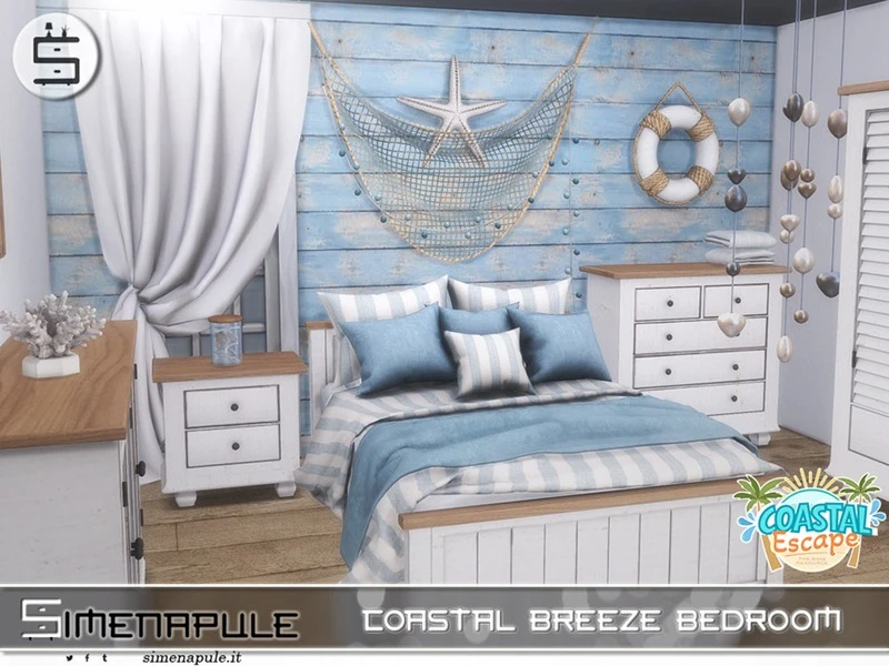 🌸 Спальня Coastal Breeze Bedroom 🌸