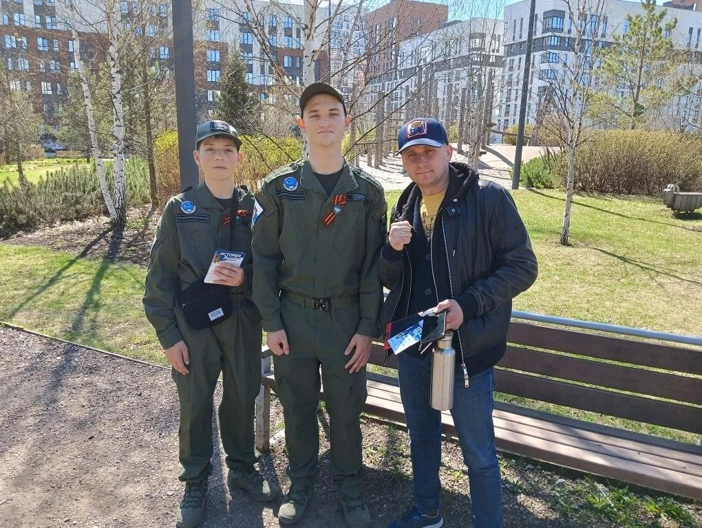 Сегодня, 5 мая, в этот солнечный день, учащиеся нашей школы, состоящие в спецотряде «ВОИН», провели 