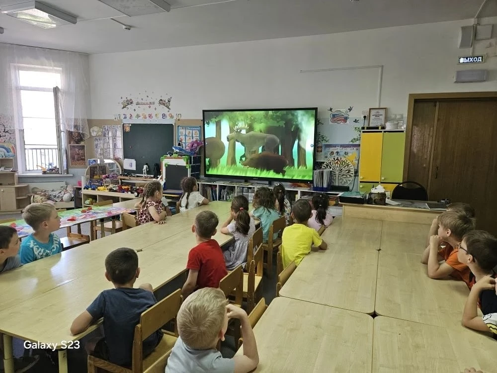 В МОУ "Рождественская СОШ" дошкольное отделение корпус 1 прошли занятия на тему "О пожарной безопасн
