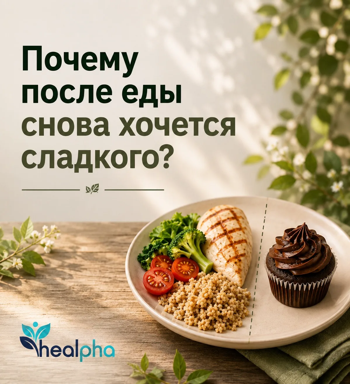 🥗 Почему после еды снова хочется сладкого?