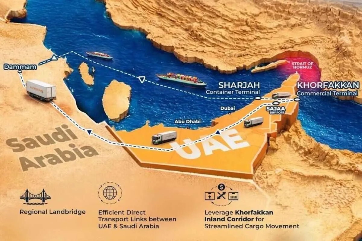 🇦🇪🇸🇦 ОАЭ и Саудовская Аравия запускают новый сухопутный логистический коридор между...