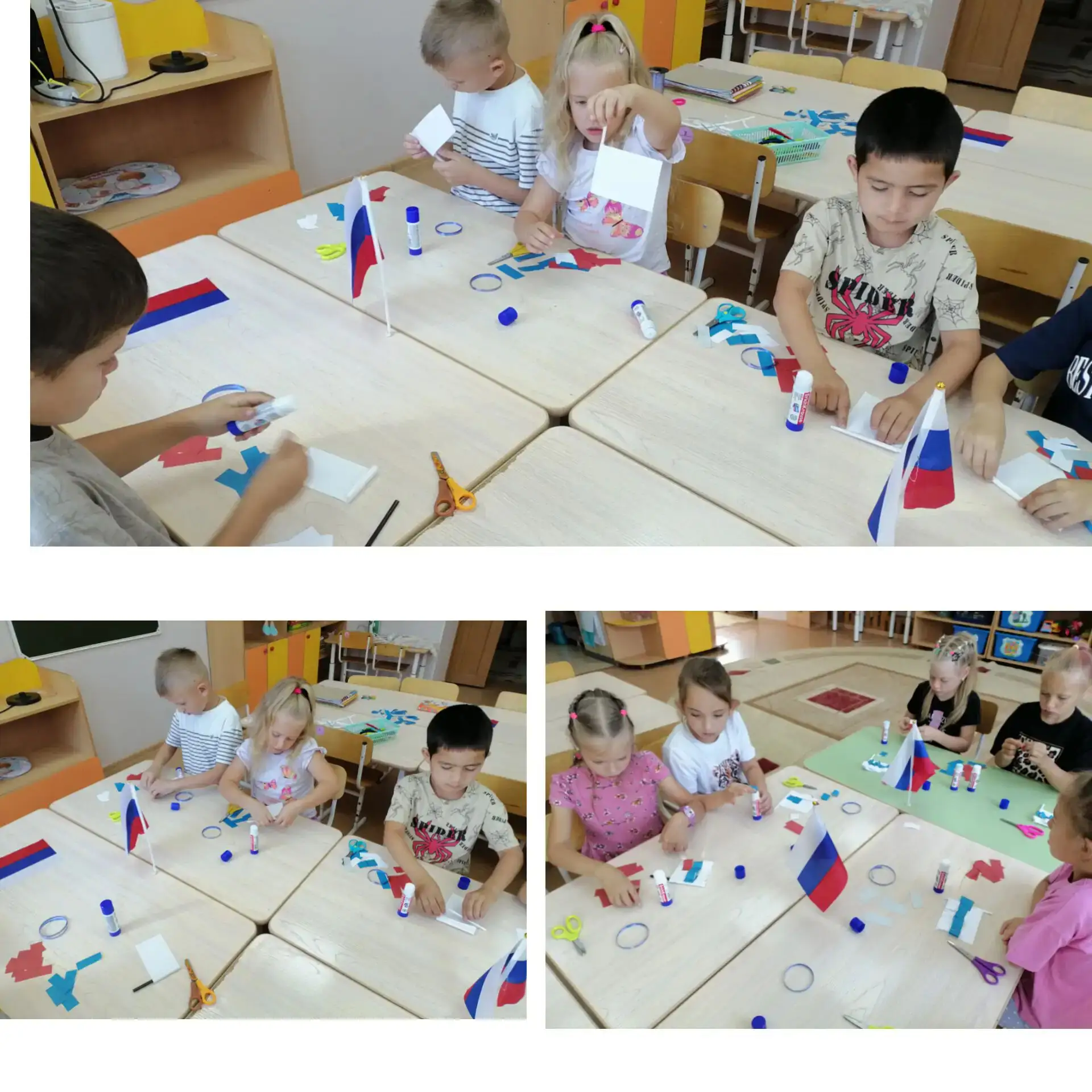 Старшая группа "Опятки-дружные ребятки" отметила День Государственного флага! 🇷🇺