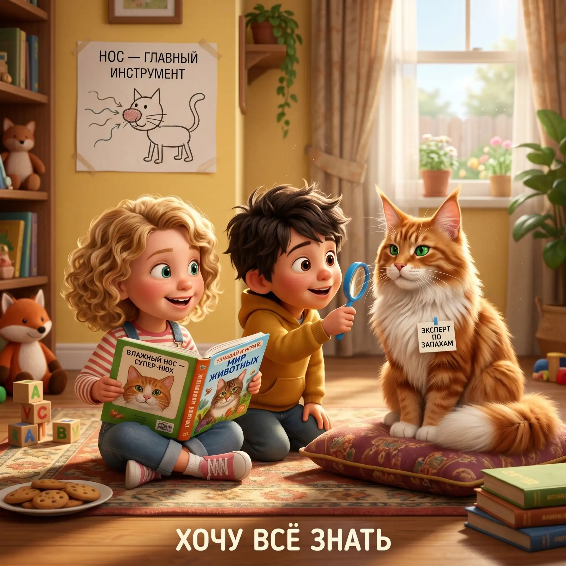 Почему у кошек обычно влажный и прохладный нос?
