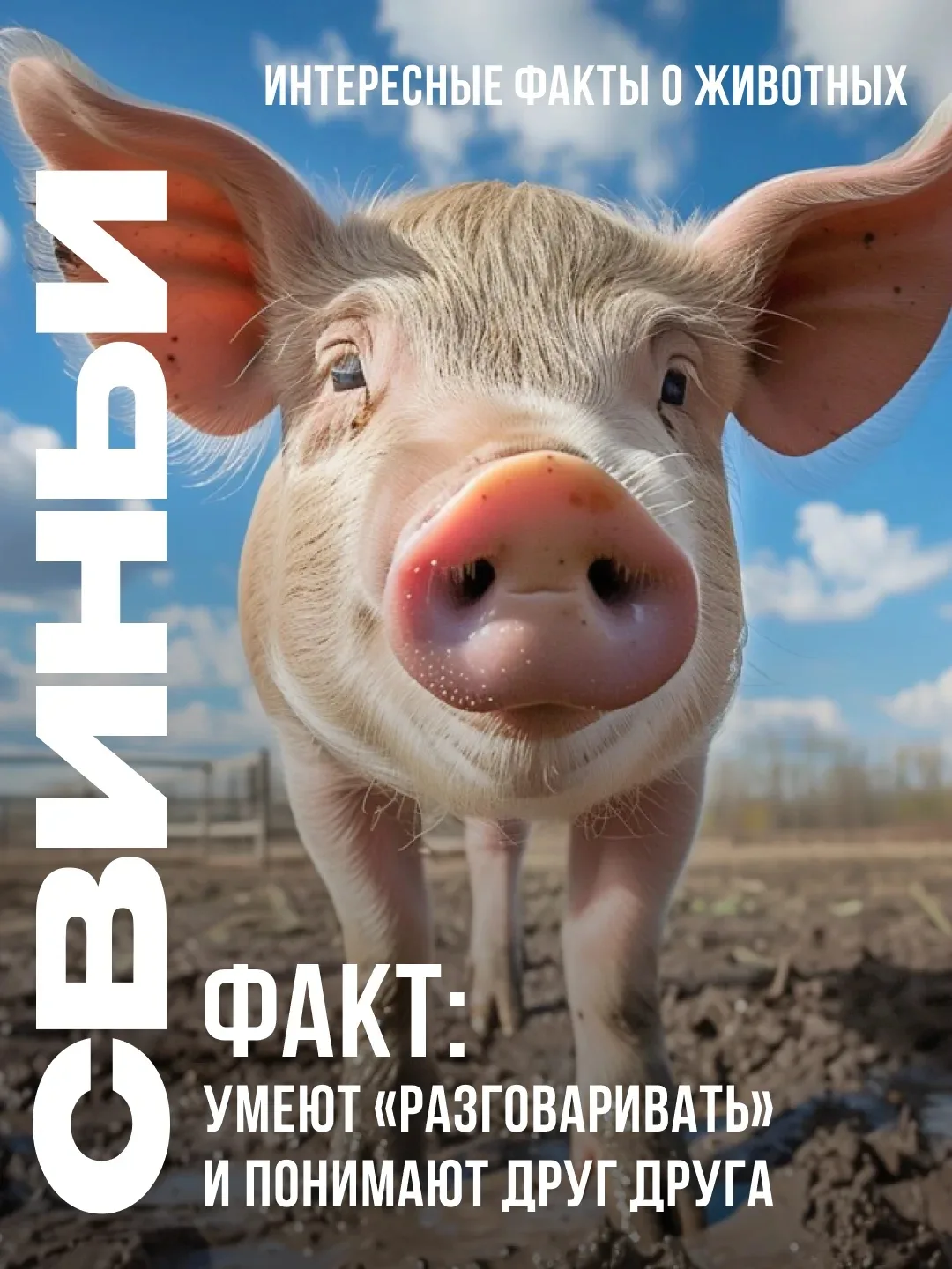 🐷 Свиньи постоянно издают разные звуки и делают это не просто так
