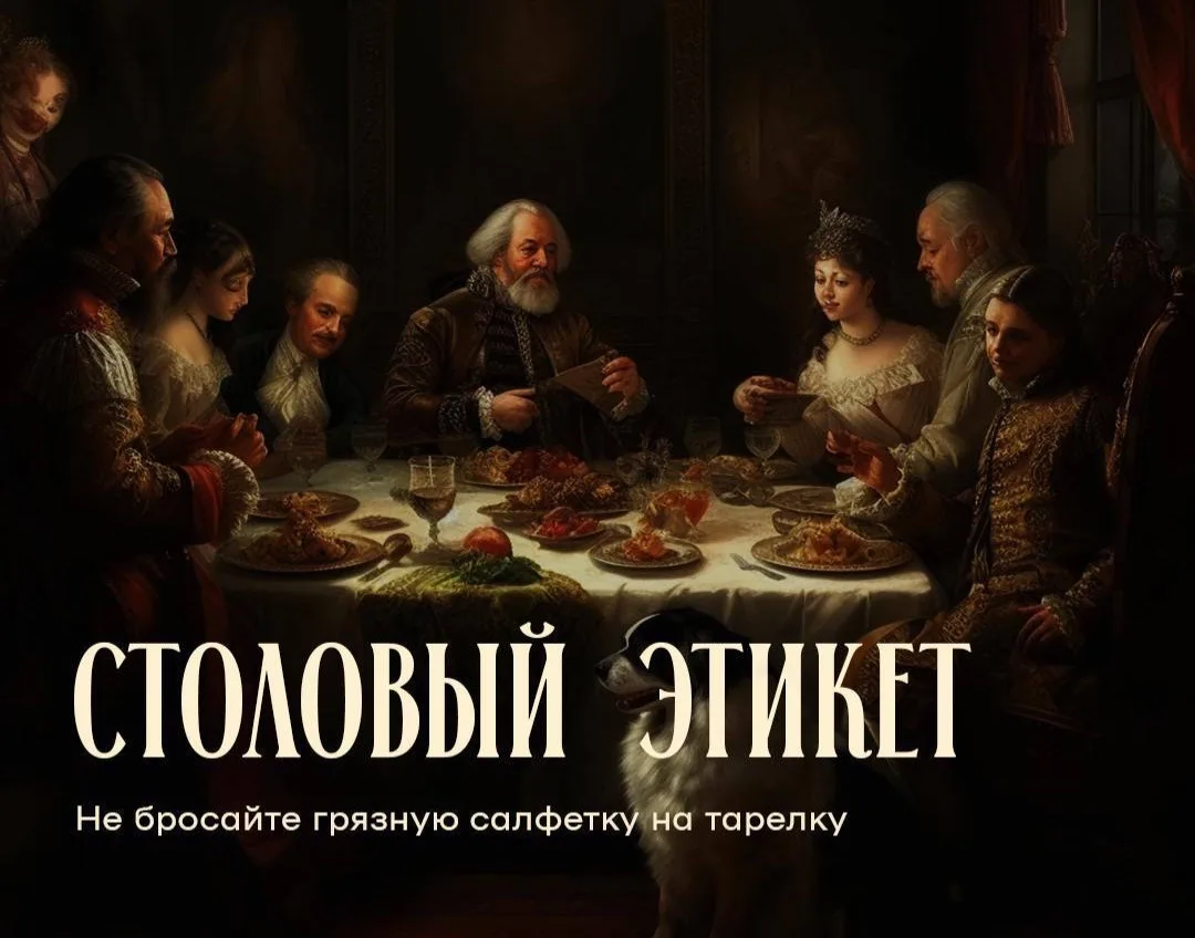 Не бросайте грязную салфетку на тарелку 🙅‍♀️