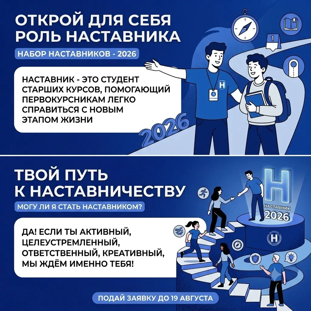 ШКОЛА НАСТАВНИКОВ - 2026!

✌🏼Наконец-то настал этот долгожданный день. Мы открываем набор в школу н