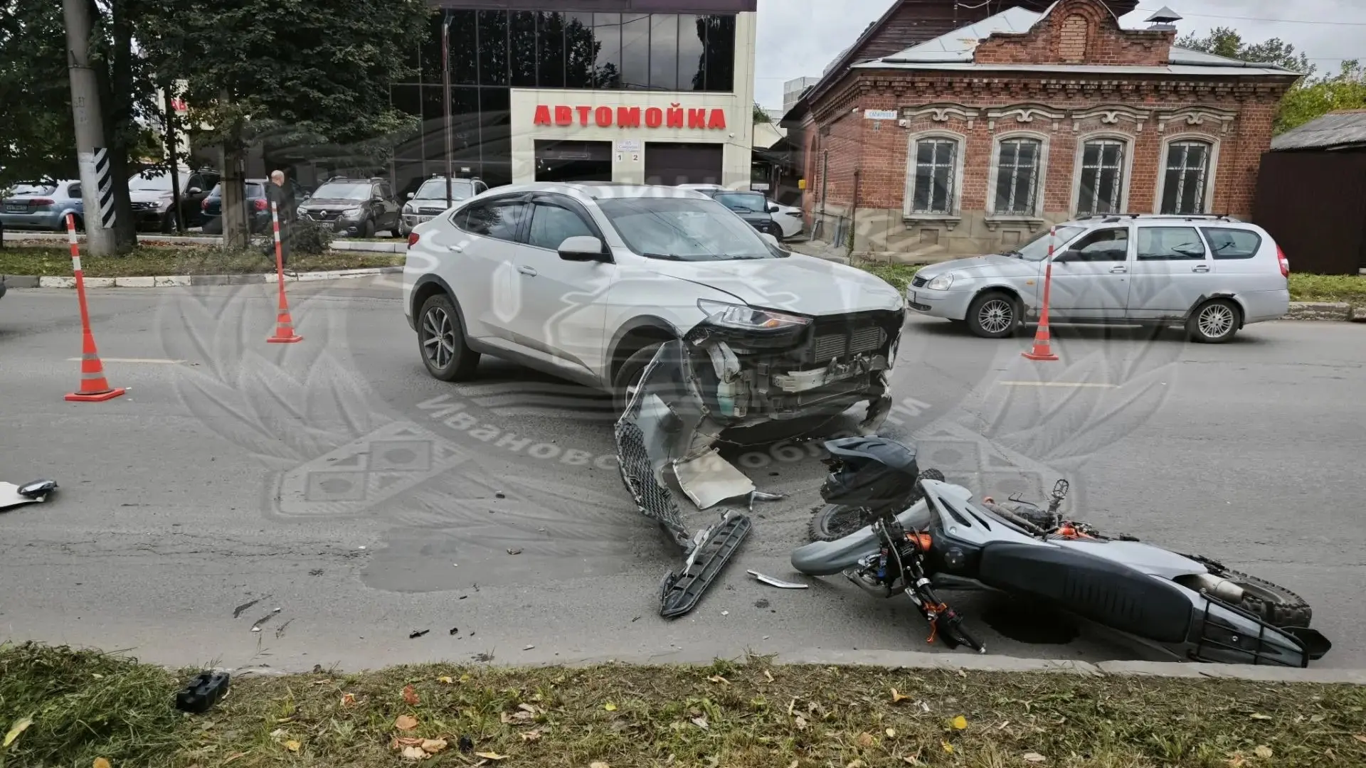 🏍Водитель питбайка разбился в жёстком ДТП в Ивановской области