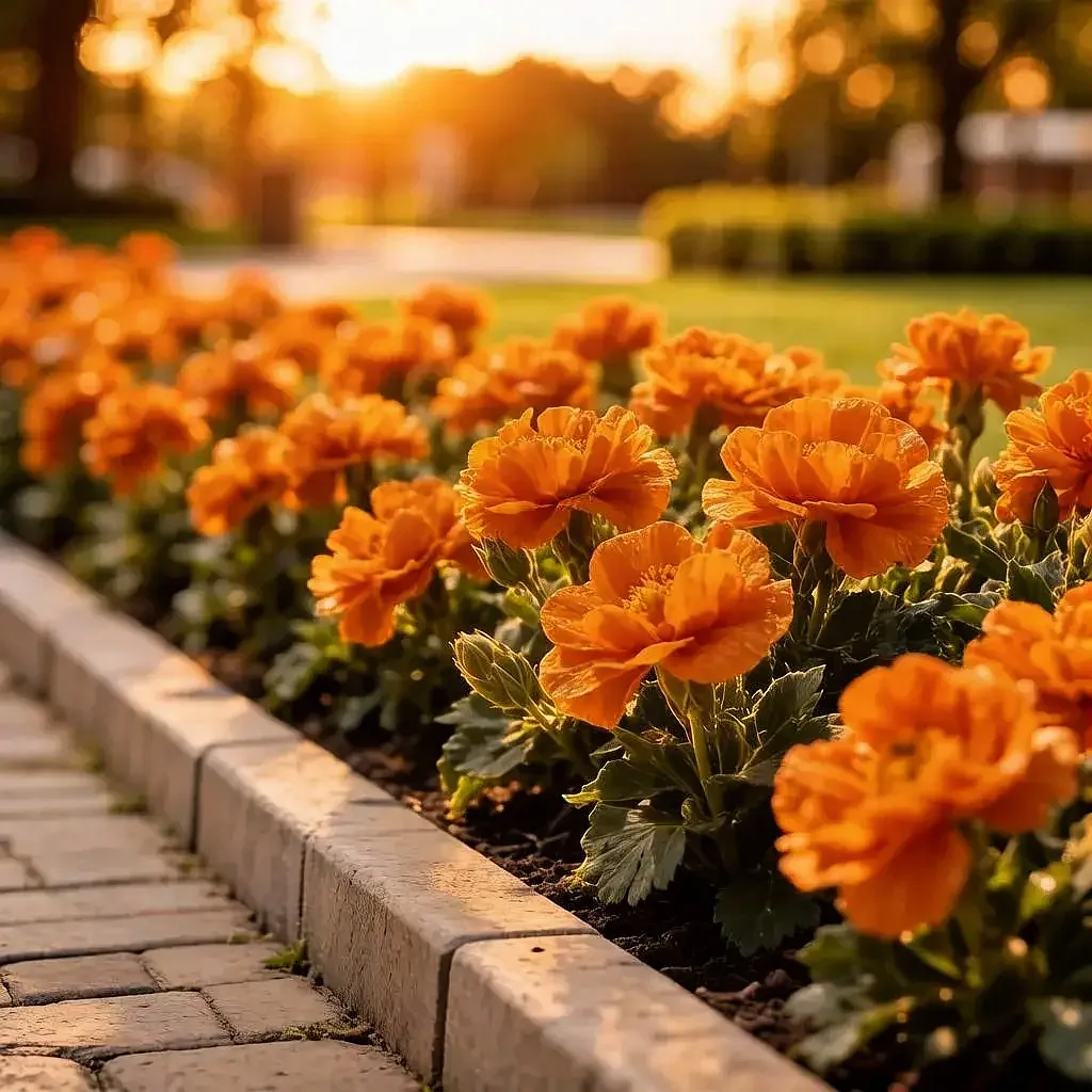 🌼 Бархатцы не просто цветы, а дизайнерский инструмент!