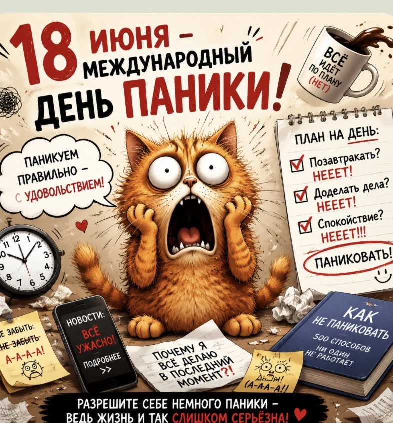 18 июня - международный День паники!