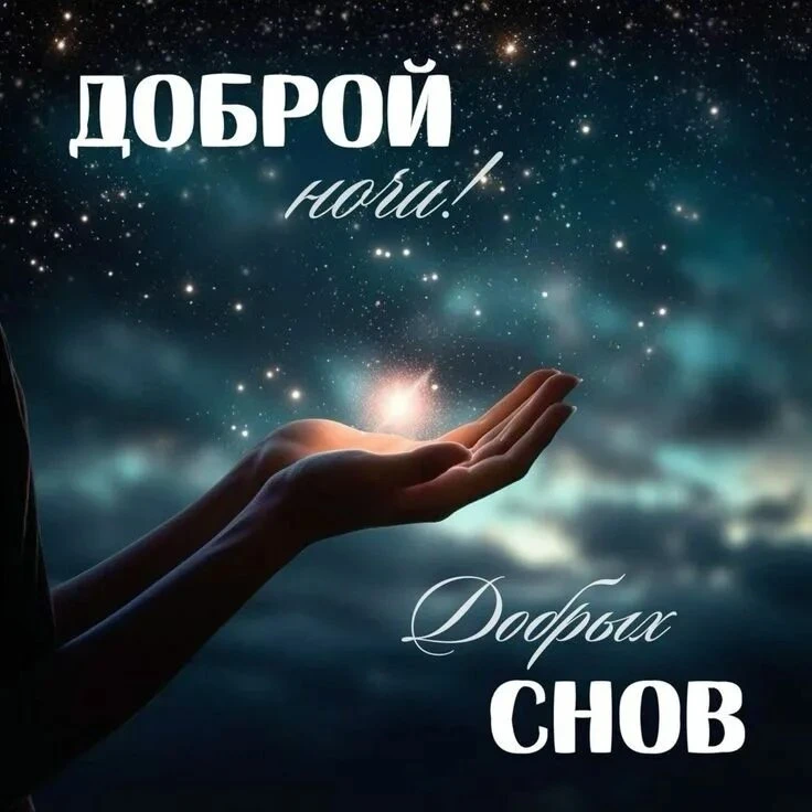 Доброй, мирной и тихой ночи!🌃