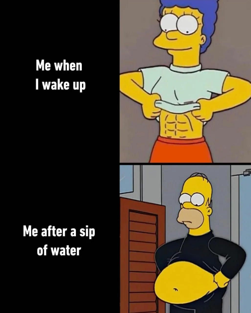 1) Me when I wake up
