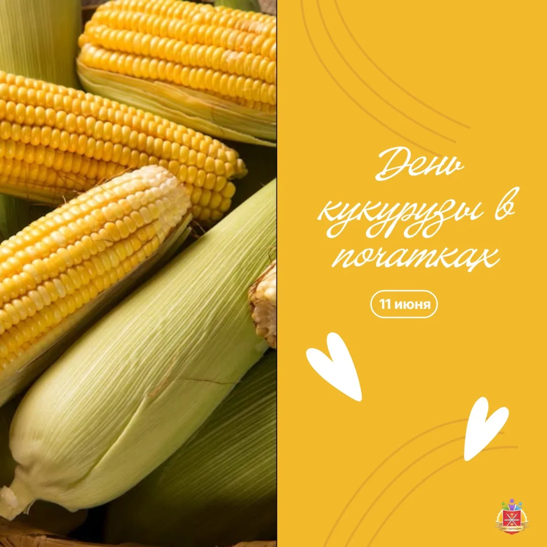 🌽 11 июня - День кукурузы в початках!

Представьте: солнечное утро, лёгкий ветерок, и вы держите в 