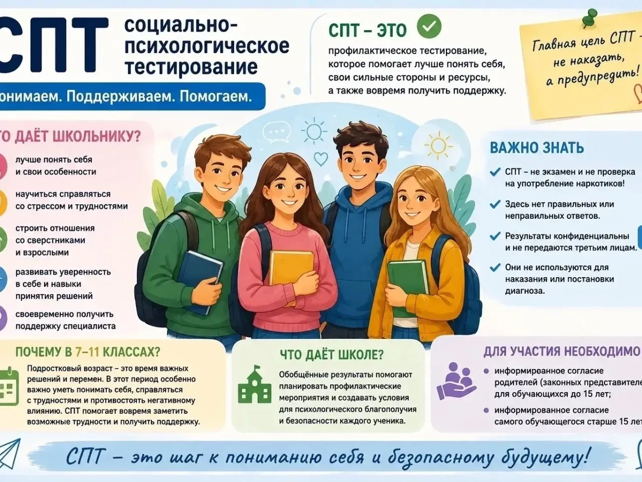 На этой неделе в школе стартовал мониторинг — социально-психологическое тестирование.