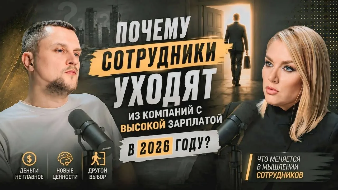 Почему сотрудники уходят из компаний с высокой зарплатой в 2026 году?

В этом выпуске подкаста Клуба