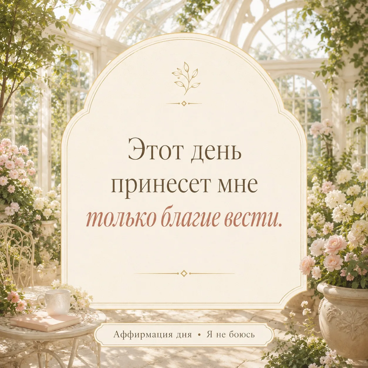 🧡 – да будет так!

✨Я не боюсь✨