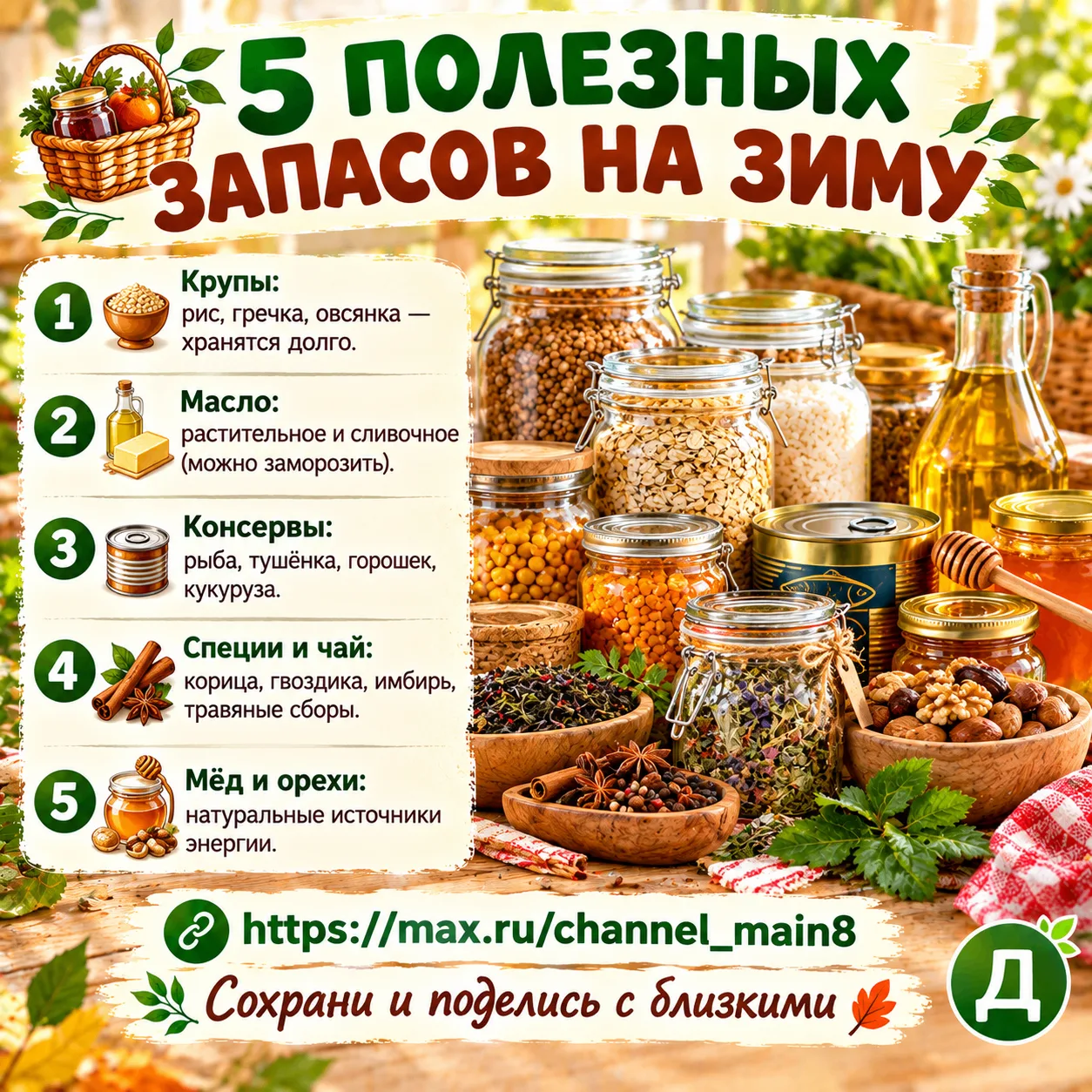 🧺 Что купить на зиму заранее: 5 полезных запасов